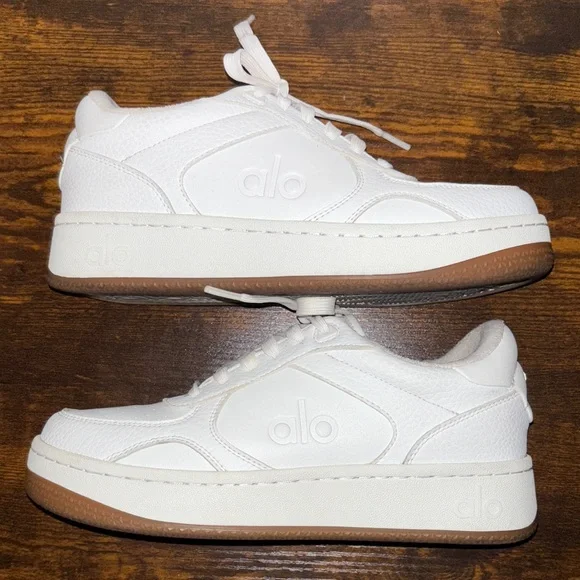 Alo White Sneakers - Picture 7 of 9